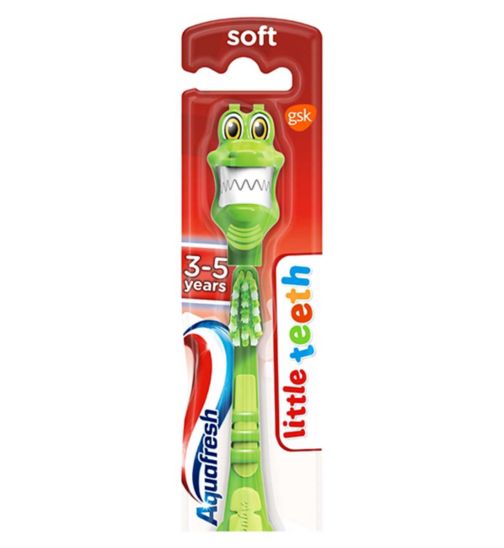 Aquafresh Little Teeth Soft Bristles Kids Toothbrush 3-5 Years