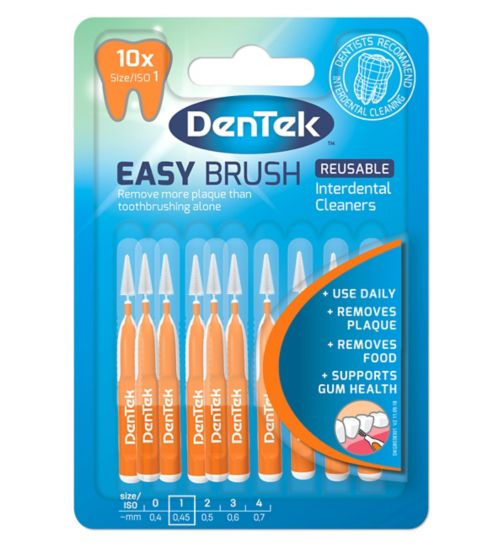 DenTek Interdental Brushes ISO1/0.45mm - 10 Pack