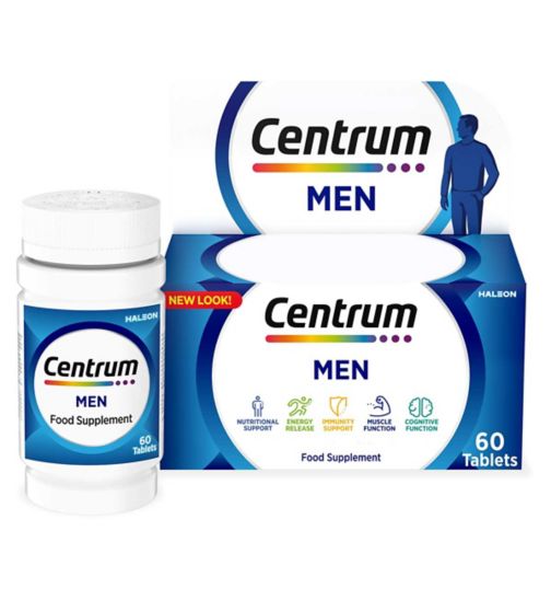 Centrum Men Multivitamins and Minerals, 60 Tablets