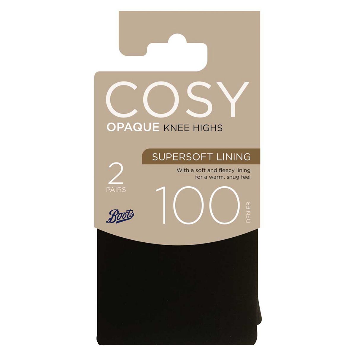 Boots Cosy Knee Highs 2 Pair Pack