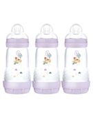 MAM Easy Start Anti Colic Bottle 260ml 3pk - Pink