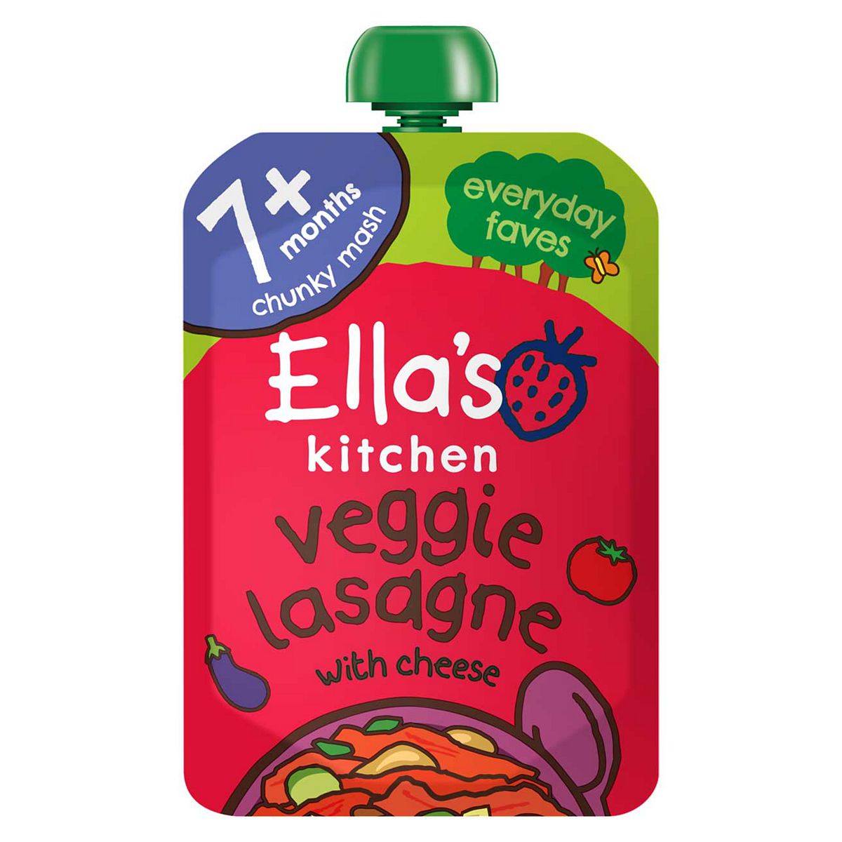 Ella's Kitchen Organic Veggie Lasagne Baby Food Pouch 7+ Months 130G