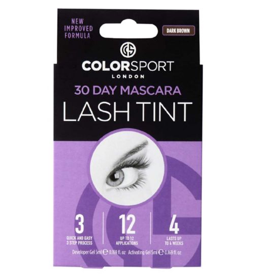 Colorsport 30 Day Mascara Dark Brown Eyelash Dye Kit