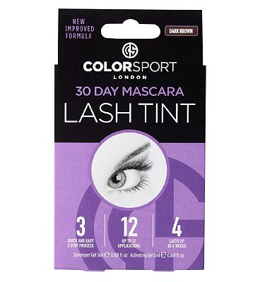 Colorsport 30 Day Mascara Dark Brown Eyelash & Brow Dye Kit