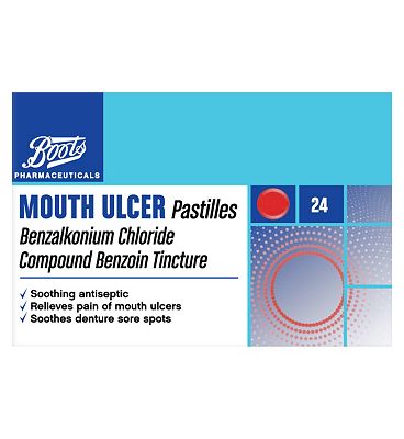 Boots  Mouth Ulcer Pastilles - 24