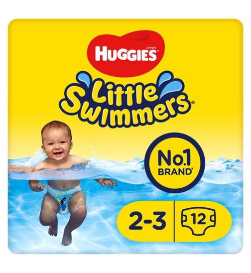 Huggies Little Swimmers, Size 2-3, 12 Pants, 3kg-8kg