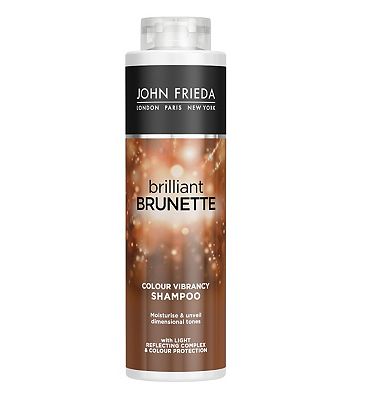 John Frieda Brilliant Brunette Colour Protecting Moisturising Shampoo 500ml