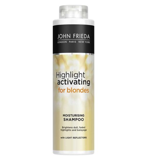 John Frieda Sheer Blonde Highlight Activating Moisturising Shampoo 500ml