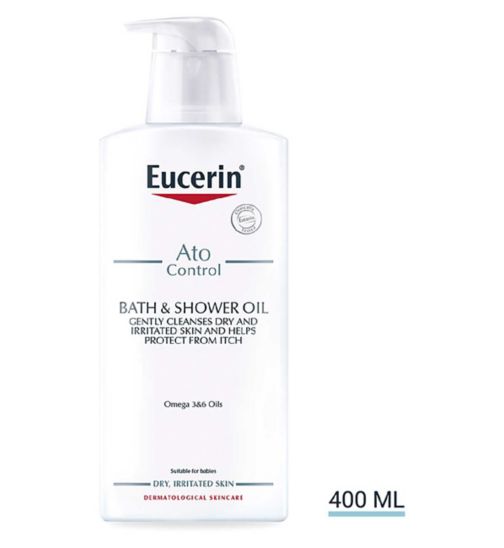 Eucerin AtoControl Bath & Shower Oil for Dry Irritated Skin 400ml