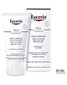 Eucerin AtoControl Face Cream for Dry Itchy Irritated Skin 50ml