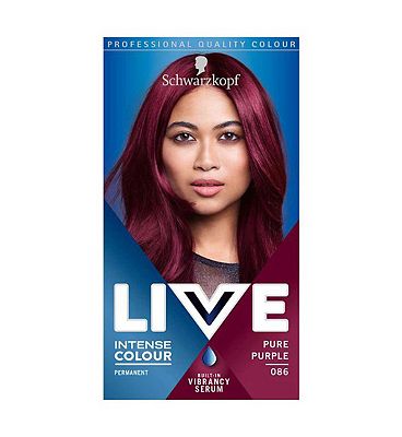 Schwarzkopf LIVE Color XXL HD 86 Pure Purple Permanent Purple Hair Dye