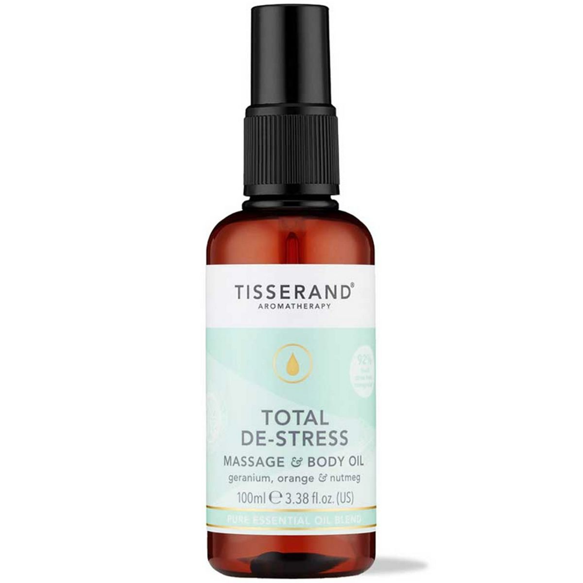 Tisserand Total De-Stress Massage & Body Oil, 100Ml