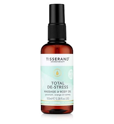 Tisserand De-Stress Body Massage Oil (100ml)