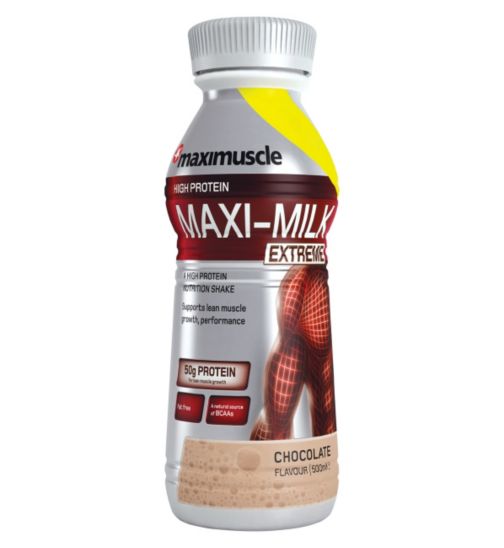 Maximuscle High Protein Maxi-Milk Extreme Chocolate with sweetener - 500ml PRODUCT RECALL