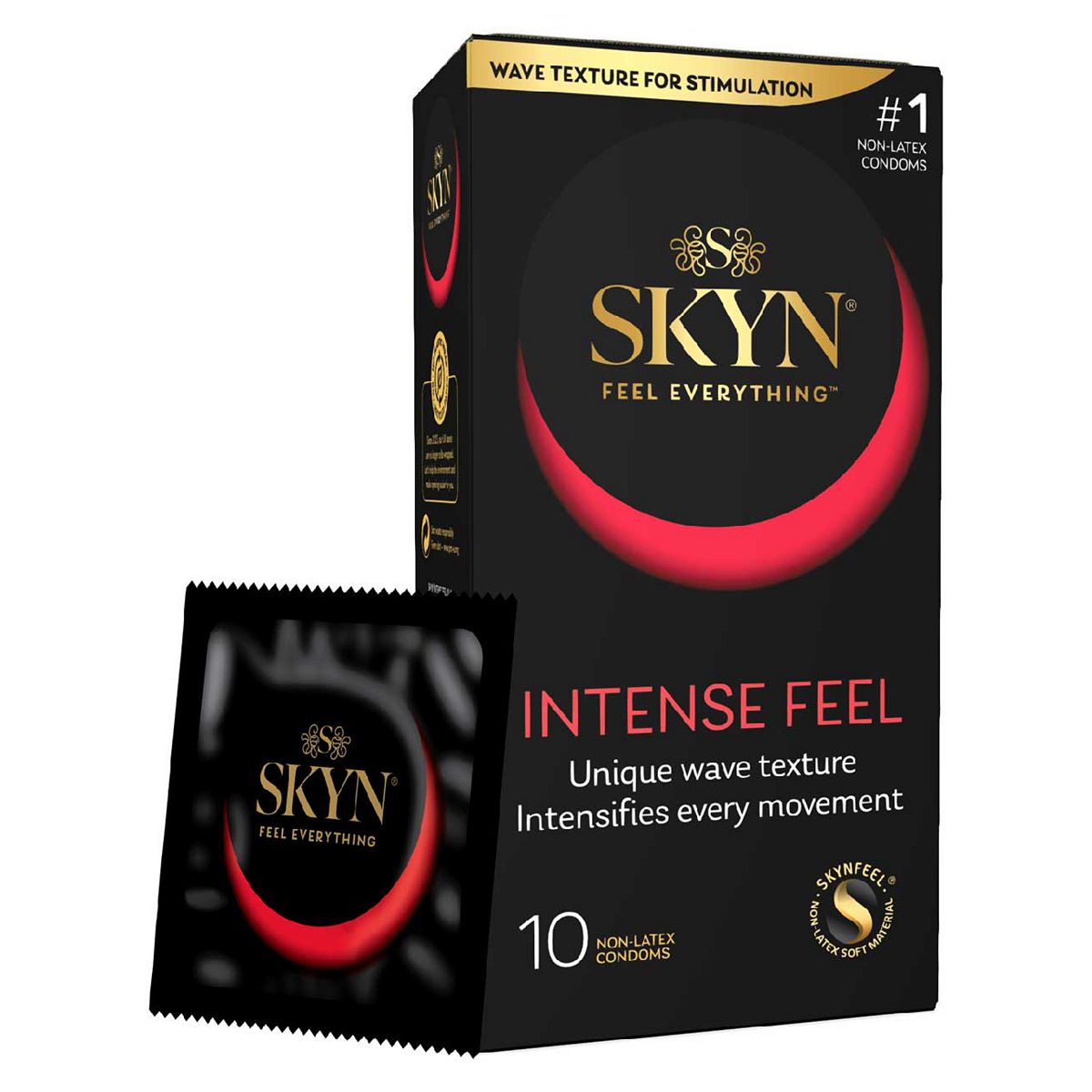 Skyn Intense Feel Condoms (Non-Latex) - 10 Pack