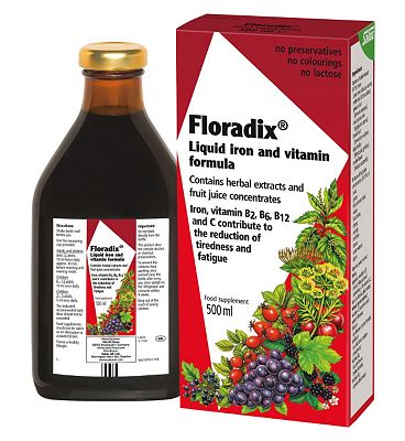 Floradix Liquid iron and vitamin formula 500ml