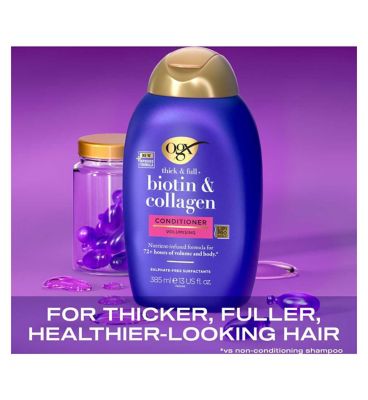 OGX Thick & Full+ Biotin & Collagen pH Balanced Conditioner 385ml (7)