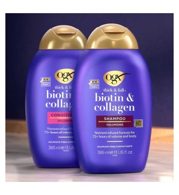 OGX Thick & Full+ Biotin & Collagen pH Balanced Conditioner 385ml (10)