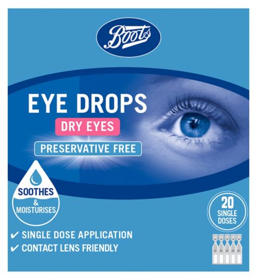 Boots Pharmaceuticals Preservative Free Dry Eyes Single Dose Eye Drops