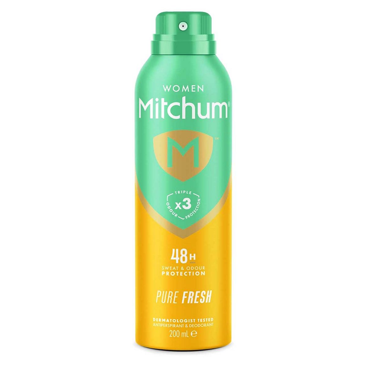 Mitchum Women Triple Odor Defense Pure Fresh200 Ml, 200Ml