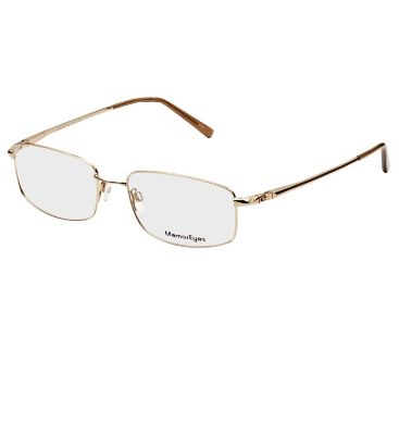 MemorEyes MEM1003 Men's Glasses - Gold image number 2