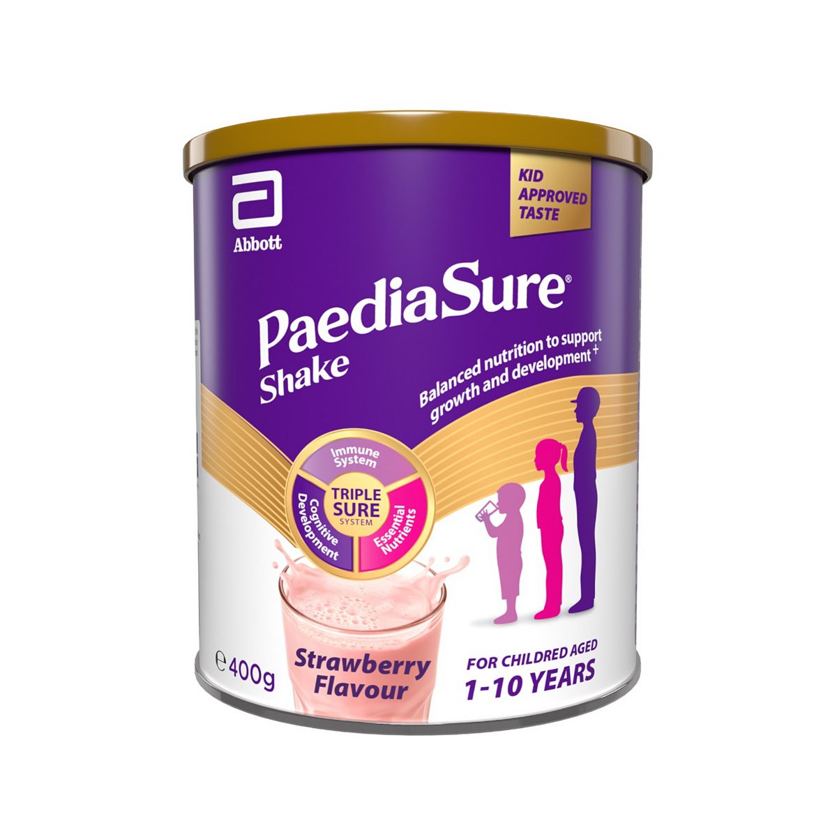 Paediasure Shake Nutritional Supplement Drink Strawberry 400G