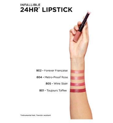 L'Oreal Paris Infallible Longwear 2 Step Lipstick (5)