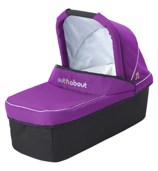 Out 'n' About Nipper V3 & V4 Carrycot - Purple Punch