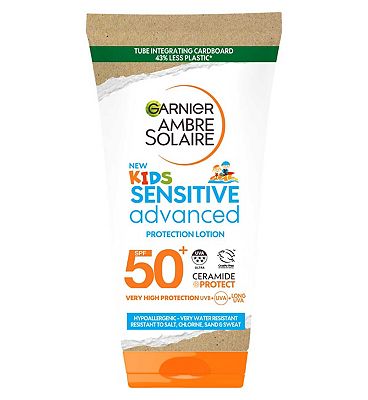 Garnier Ambre Solaire Kids Sensitive Advanced Travel Size Sun Lotion SPF50+ 50ml