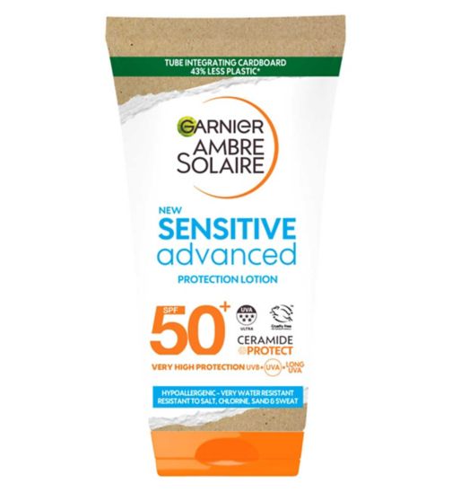 Ambre Solaire Mini Sensitive Hypoallergenic Sun Protection Cream SPF50+ 50ml Travel
