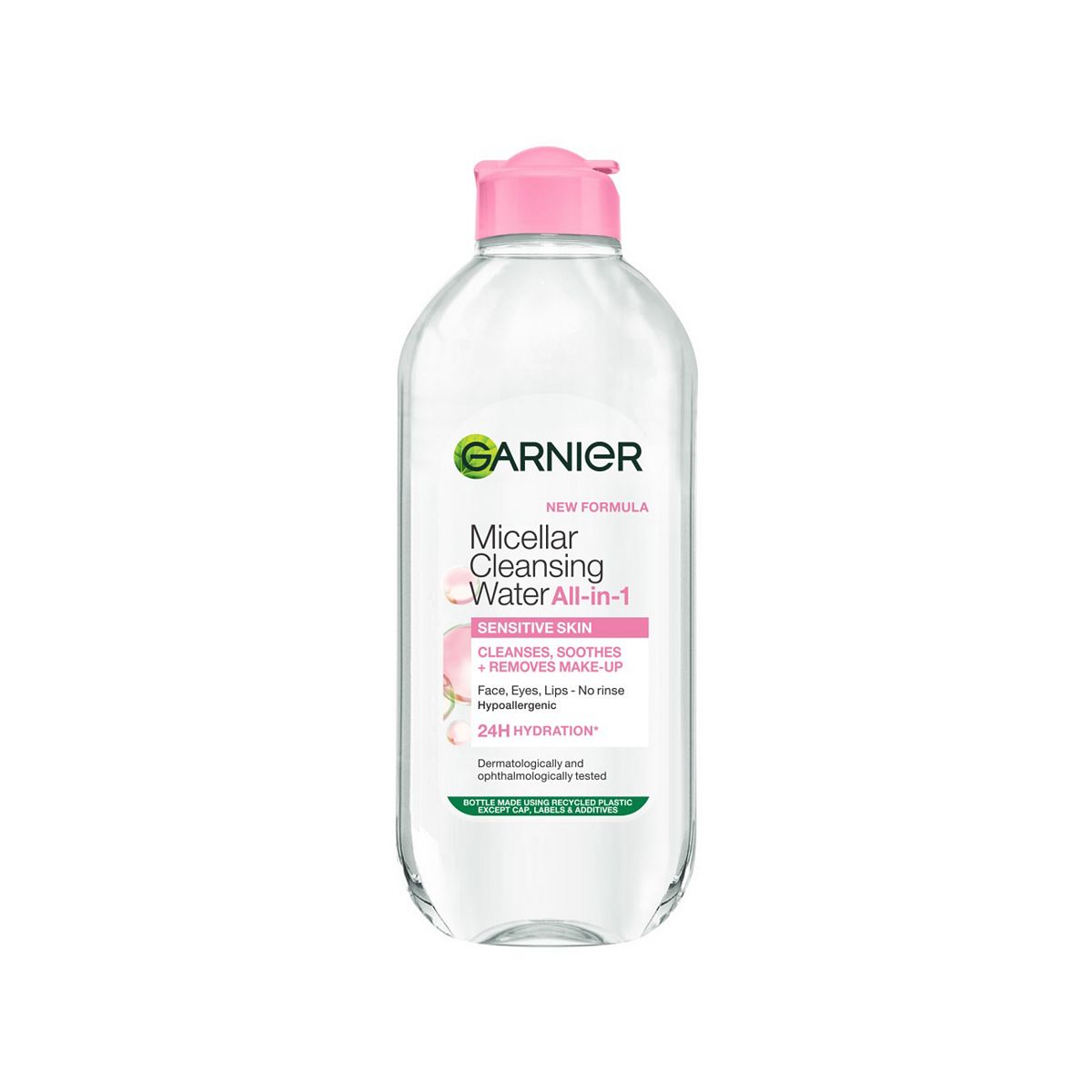 Garnier Micellar Water Gentle Face Cleanser & Makeup Remover For Sensitive Skin 400Ml