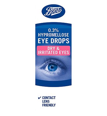 Boots Hypromellose 0.3% Eye Drops - 10ml