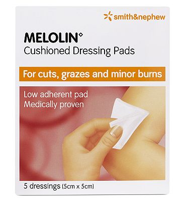 Smith & Nephew Melolin Cushioned Dressing Pads - 5 dressing (5x5cm)