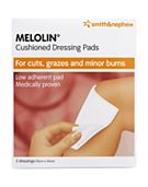 Smith & Nephew Melolin Cushioned Dressing Pads - 5 dressings (10 x10)