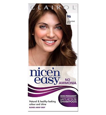Nice'n Easy No-Ammonia Shade 96 Lightest Golden Brown Hair Colour