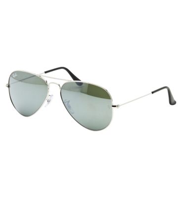 Ray-Ban 0RB3025 Unisex Sunglasses - Silver image number 2