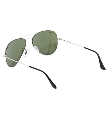 Ray-Ban 0RB3025 Unisex Sunglasses - Silver image number 4
