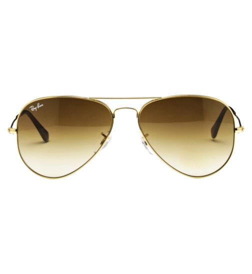 Ray-Ban 0RB3025 Unisex Sunglasses - Gold