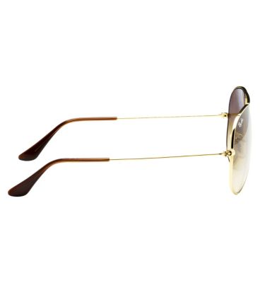 Ray-Ban 0RB3025 Unisex Sunglasses - Gold image number 3