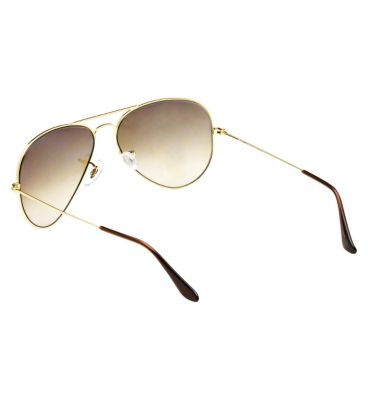 Ray-Ban 0RB3025 Unisex Sunglasses - Gold image number 4