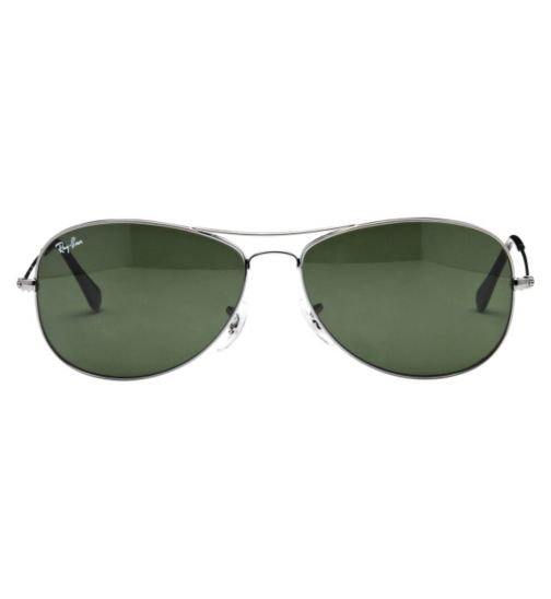 Ray-Ban RB3362 Cockpit Unisex Sunglasses - Silver
