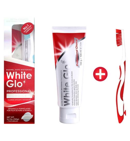 White Glo Professional Choice Whitening Toothpaste 100ml