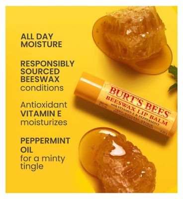 Burt's Bees Beeswax Lip Balm 4.25g (22)