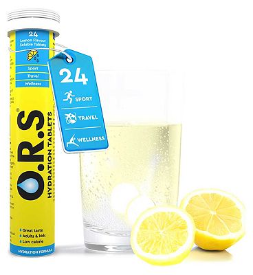 O.R.S. Oral  Salts Lemon Flavour - 24 Tablets