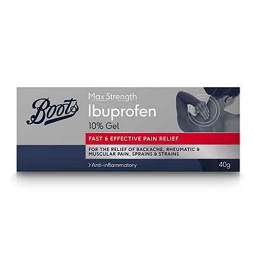 Boots Max Strength Ibuprofen Gel - 40g - Boots