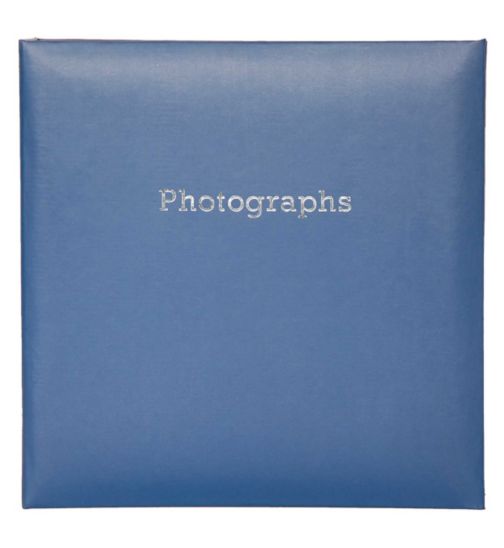 Holiday Blue Slip In 7x5 Photo Album 200 Photos