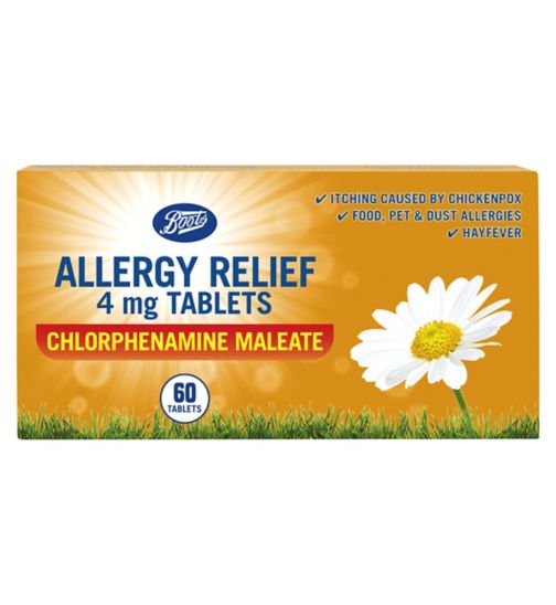 Boots Allergy Relief 4mg Tablets - 60 Tablets