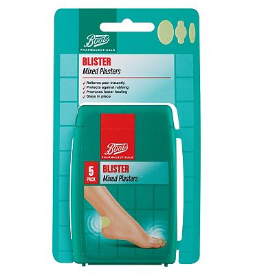 Click to view product details and reviews for Boots Blister Plaster Mixed 5 Pack.