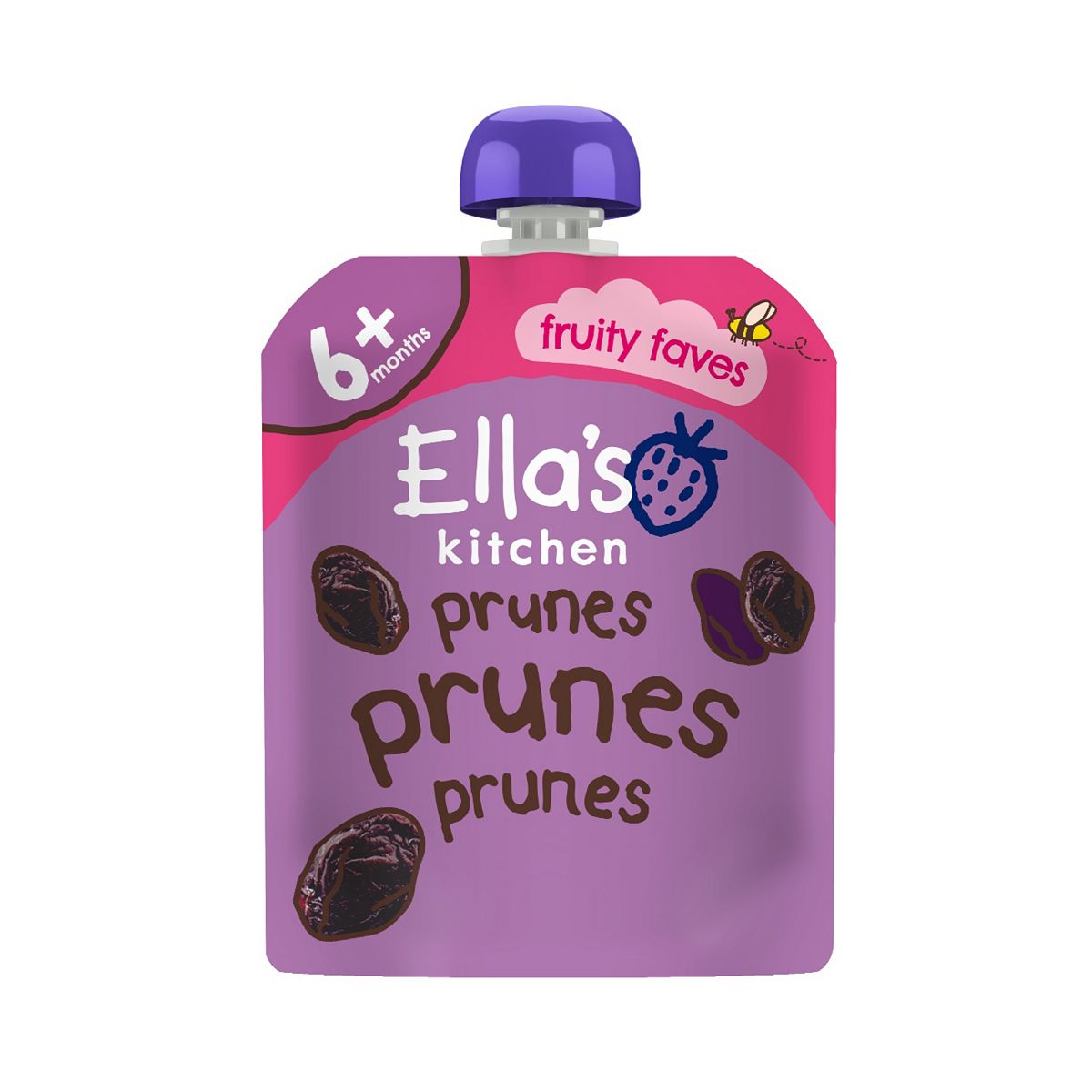 Ella's Kitchen Organic Prunes First Tastes Baby Food Pouch 4 Plus Months 70G