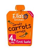 Ella's Kitchen Organic Carrots First Tates Baby Food Pouch 4+ Months 70g